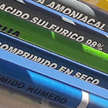 caños marcados por color y texto en base a su contenido